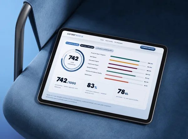 CareerScore product screen