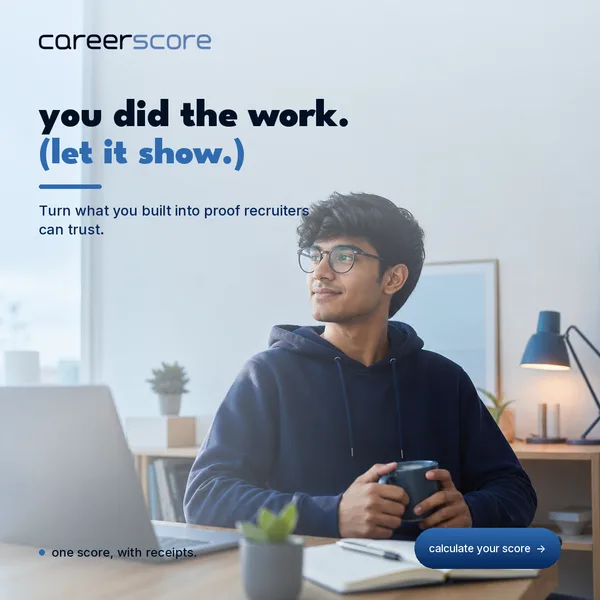 CareerScore product screen